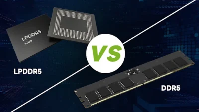 تفاوت رم لپ تاپ LPDDR5 با DDR5